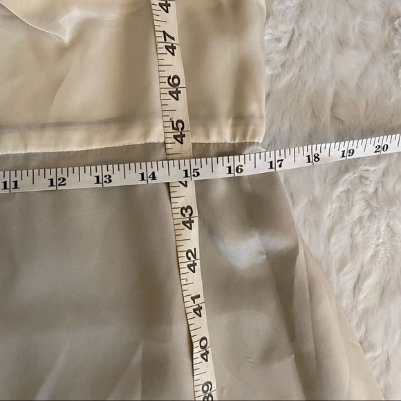 JS Collections Dress Lace Satin Sheath V Neck Black Nude Sleeveless Dress - Picture 14 of 15